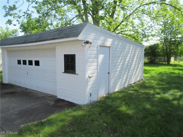 1397 Sunset Rd, Mayfield Heights, OH 44124 - view of detached garage