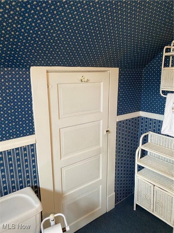 1912 Lisbon St, East Liverpool, OH 43920 - bathroom featuring wallpapered walls