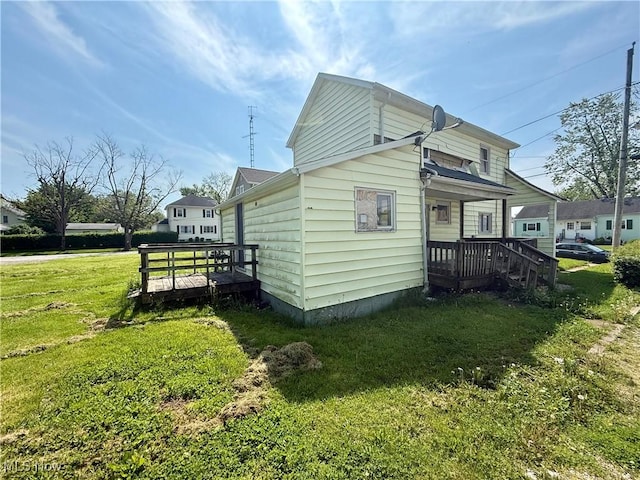 406 Ewing Ave, Lima, OH 45801 - view of home's exterior with a lawn