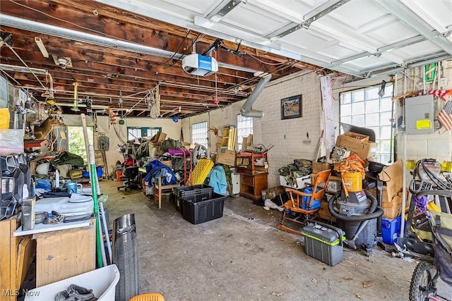 4202 Walter Ave, Parma, OH 44134 - garage with electric panel and a garage door opener