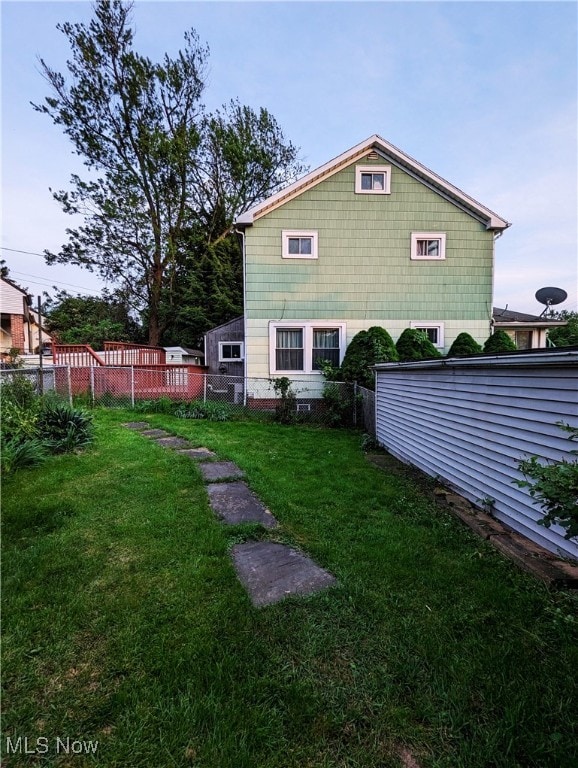 view of side of property