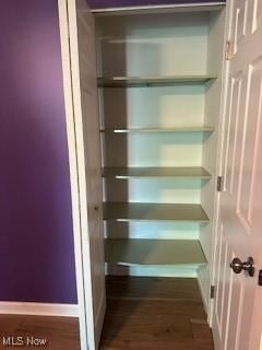 view of closet