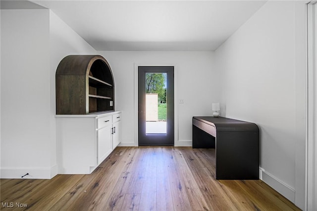4059 Township Road 271, Killbuck, OH 44637 - entryway with wood-type flooring and baseboards