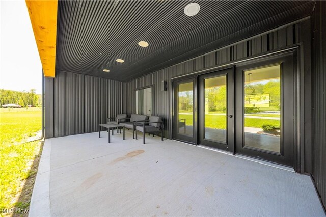 4059 Township Road 271, Killbuck, OH 44637 - view of patio / terrace featuring an outdoor hangout area