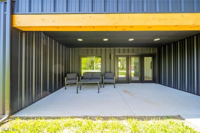 4059 Township Road 271, Killbuck, OH 44637 - view of patio with french doors