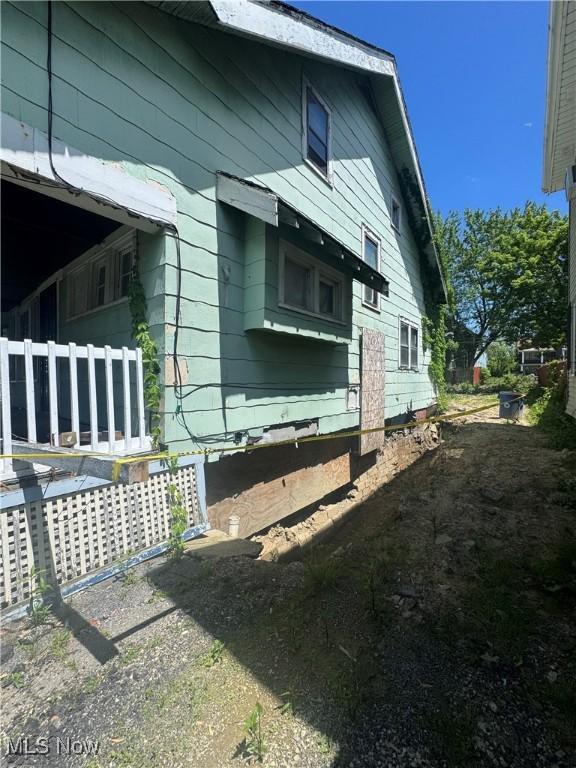 view of side of home