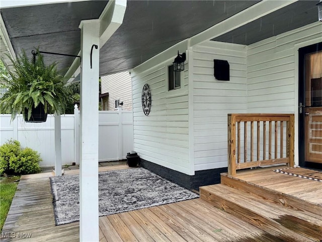 1726 Covert St, Parkersburg, WV 26101 - view of deck