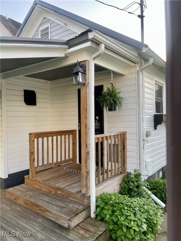 1726 Covert St, Parkersburg, WV 26101 - property entrance with a porch