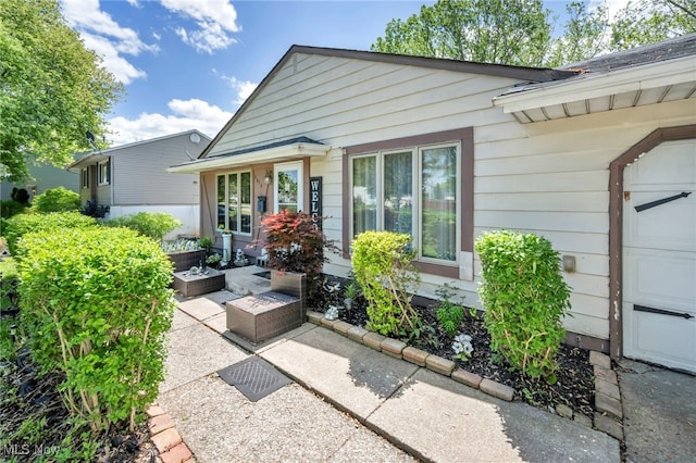 2212 Randall St, Lorain, OH 44052 - doorway to property featuring a patio area