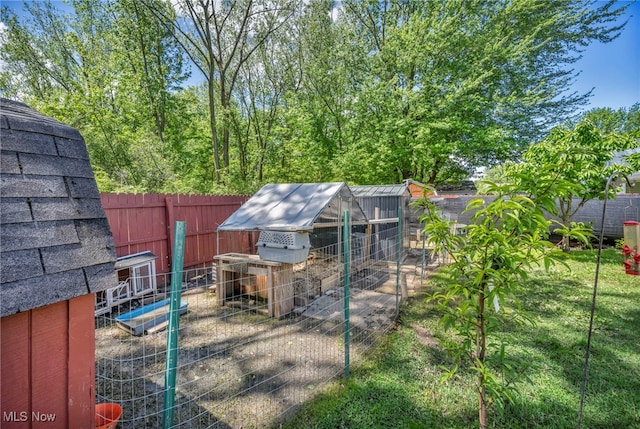 2212 Randall St, Lorain, OH 44052 - view of yard with exterior structure and an outdoor structure