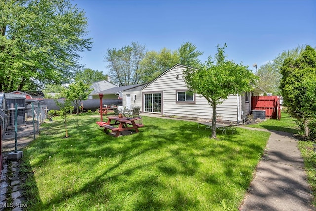 2212 Randall St, Lorain, OH 44052 - back of property with central AC unit
