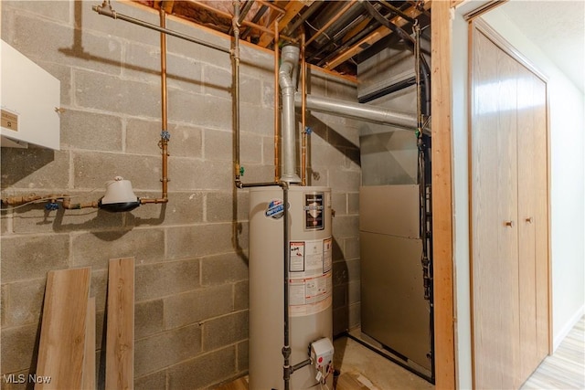 6957 Tippecanoe Rd, Canfield, OH 44406 - utility room with gas water heater