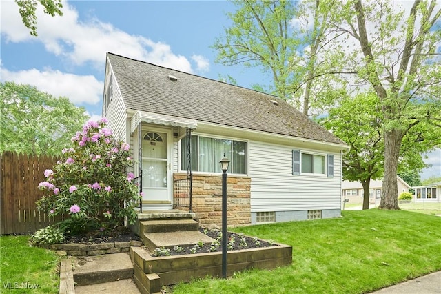 1658 Bronson Rd, Akron, OH 44305 - view of front of property with roof with shingles and stone siding