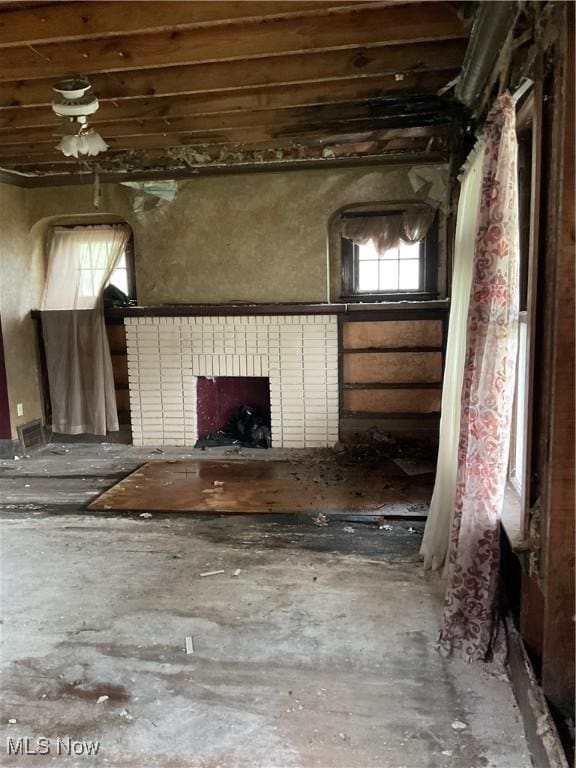 17205 Mapleboro Ave, Maple Heights, OH 44137 - miscellaneous room with a fireplace