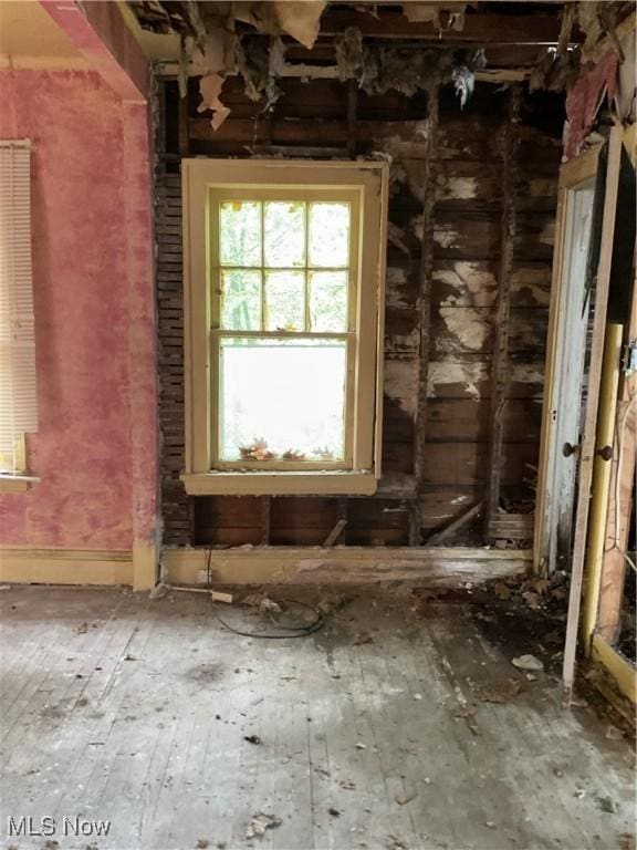 17205 Mapleboro Ave, Maple Heights, OH 44137 - misc room with hardwood / wood-style flooring and baseboards