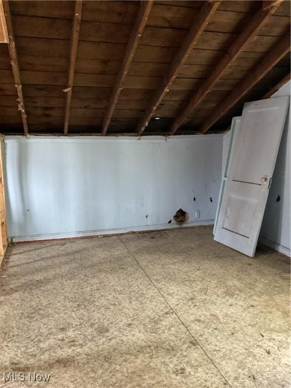 17205 Mapleboro Ave, Maple Heights, OH 44137 - interior space with wood ceiling
