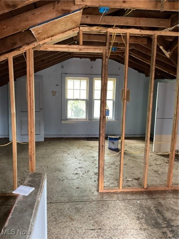 17205 Mapleboro Ave, Maple Heights, OH 44137 - view of unfinished attic