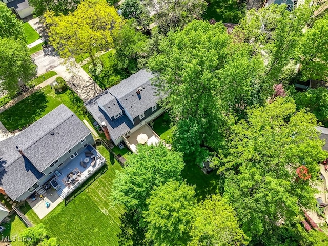 139 Elm Ct, Chagrin Falls, OH 44022 - drone / aerial view of a tree filled landscape