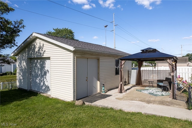 104 Joshua Dr, Rittman, OH 44270 - view of outdoor structure featuring a gazebo