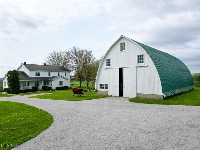 16321 Burton Windsor Rd, Middlefield, OH 44062 - view of outdoor structure with gravel driveway