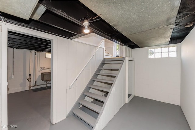 125 E 30th St, Lorain, OH 44055 - basement featuring stairs and plenty of natural light