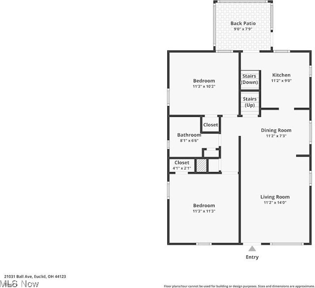 21031 Ball Ave, Euclid, OH 44123 - property floor plan