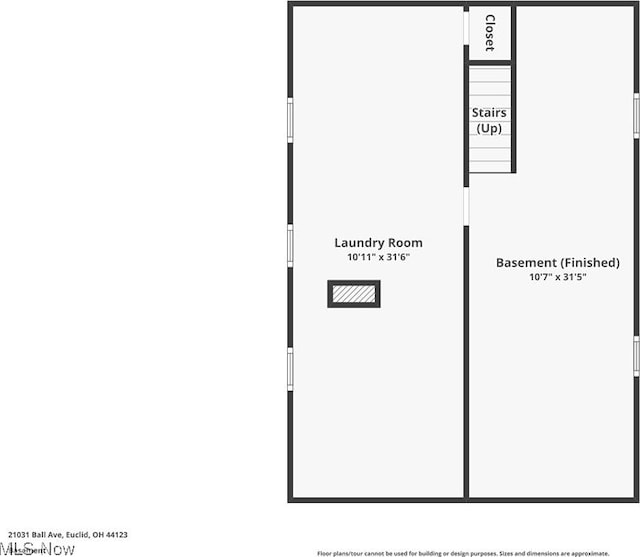21031 Ball Ave, Euclid, OH 44123 - floor plan / room layout