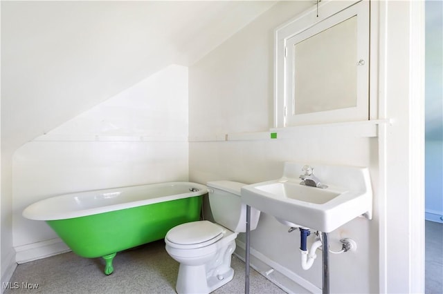 2671 Haddam Rd, Cleveland, OH 44120 - bathroom featuring toilet and a soaking tub