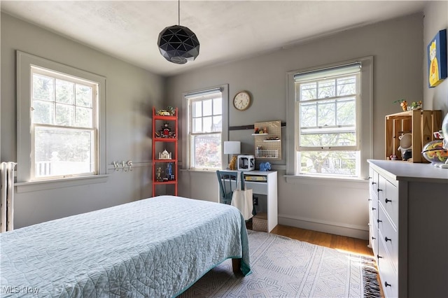 2671 Haddam Rd, Cleveland, OH 44120 - bedroom featuring light wood-type flooring and baseboards