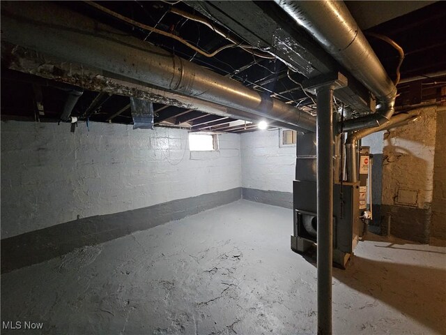 3891 W 21st St, Cleveland, OH 44109 - basement with heating unit