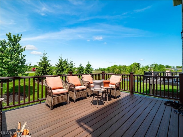 3243 Broadleaf Way, Brunswick, OH 44212 - view of wooden deck