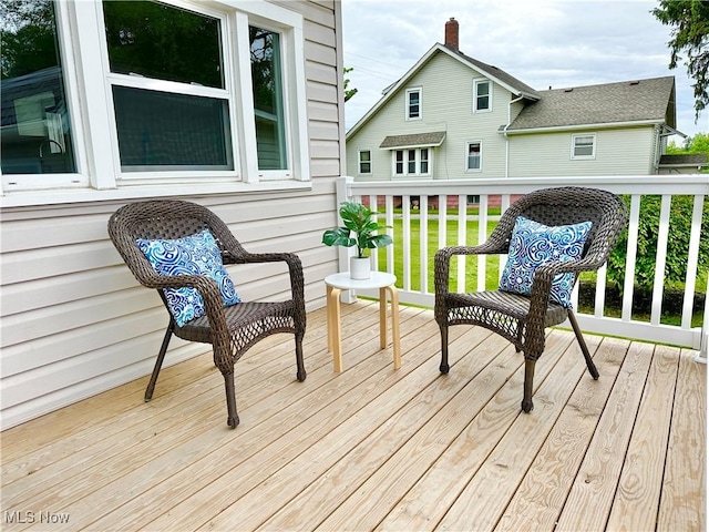 177 N Cleveland Ave, Mogadore, OH 44260 - view of wooden terrace