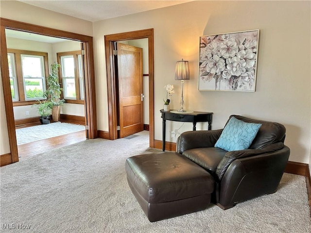 177 N Cleveland Ave, Mogadore, OH 44260 - living area with carpet floors and baseboards