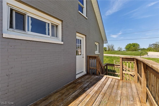 60620 Main St, Jacobsburg, OH 43933 - view of wooden deck