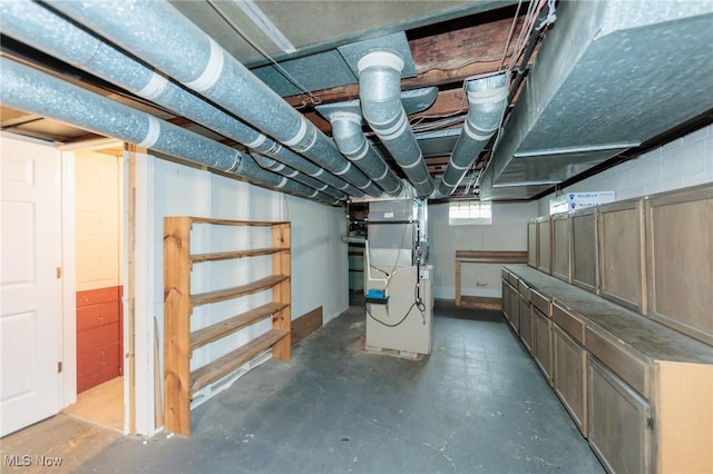 14245 Cedar Rd, South Euclid, OH 44121 - basement with heating unit