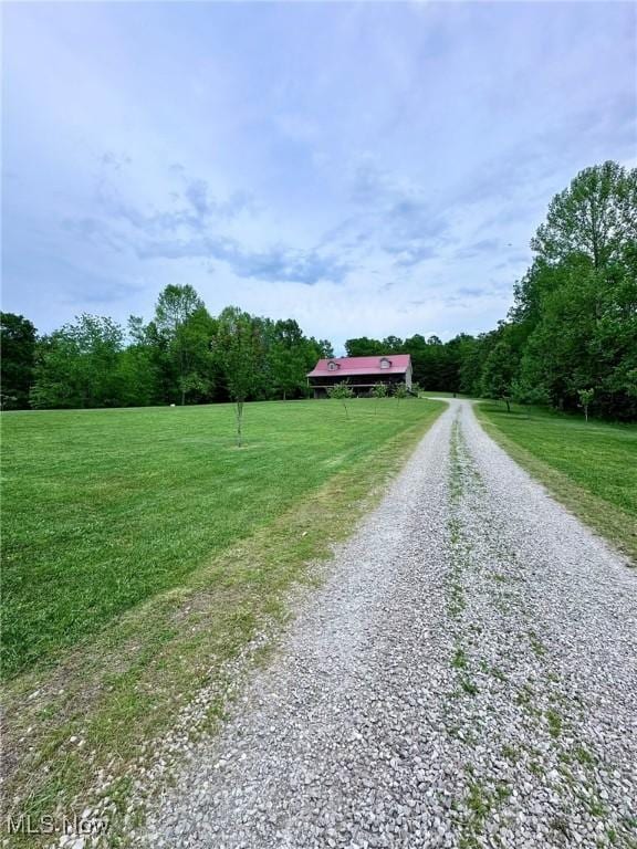 10664 W Little Kanawha Hwy, Mount Zion, WV 26151 - view of dirt / gravel driveway with a view of trees