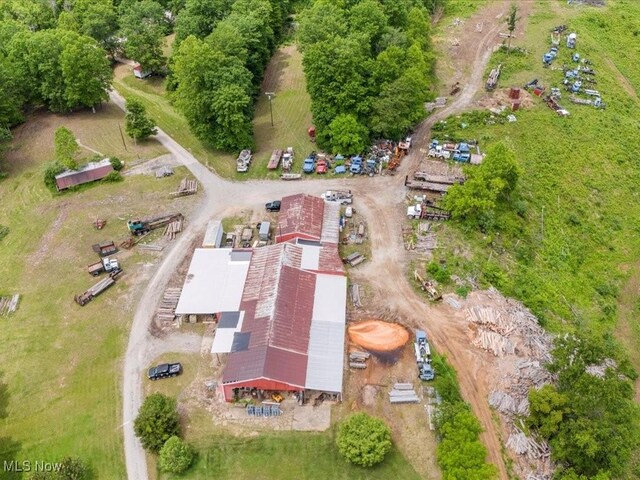 10664 W Little Kanawha Hwy, Mount Zion, WV 26151 - aerial view of property and surrounding area