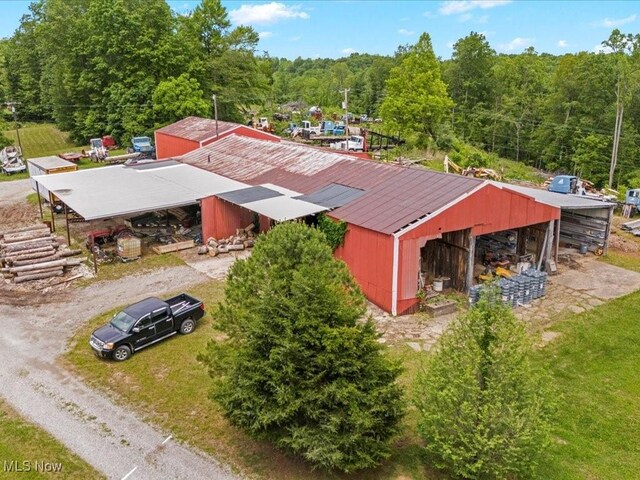 10664 W Little Kanawha Hwy, Mount Zion, WV 26151 - bird's eye view of a forest