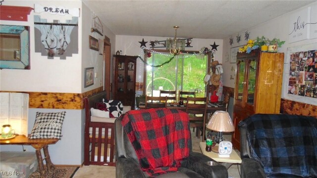 20296 Crk 6, Coshocton, OH 43812 - dining room featuring a chandelier