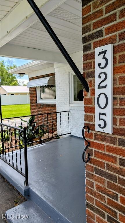 3205 State Rd, Ashtabula, OH 44004 - view of porch