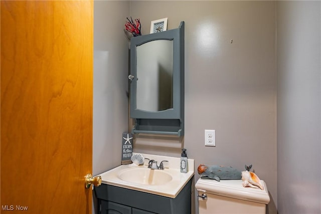 2993 Harris Hwy, Washington, WV 26181 - half bathroom with vanity and toilet
