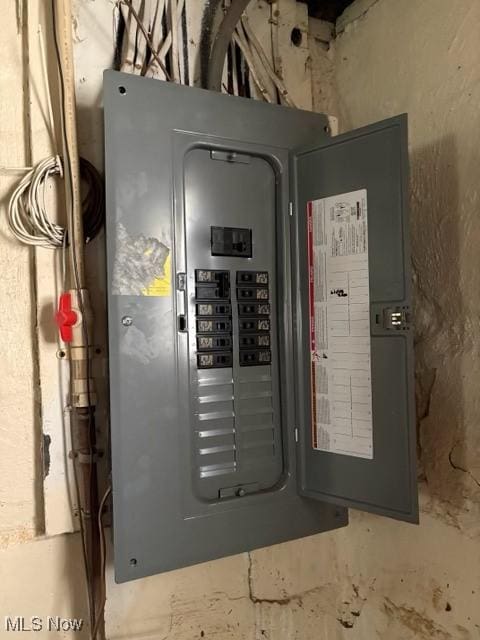 639 Bellevue Ave, Akron, OH 44307 - utility room featuring electric panel