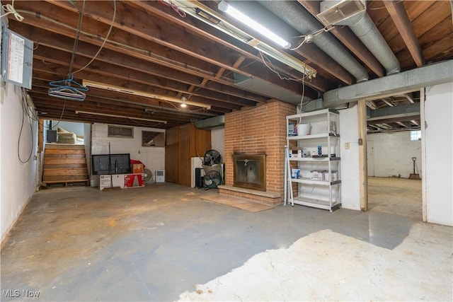 3796 Sweitzer St NW, Uniontown, OH 44685 - below grade area with a fireplace