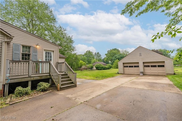 3796 Sweitzer St NW, Uniontown, OH 44685 - view of detached garage