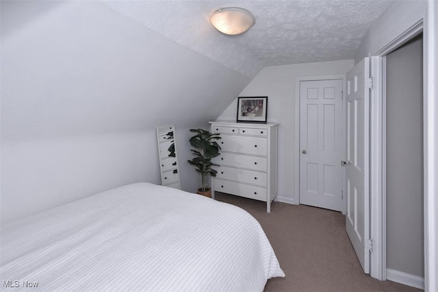 17917 Scottsdale Blvd, Shaker Heights, OH 44122 - bedroom with lofted ceiling, carpet, and a textured ceiling