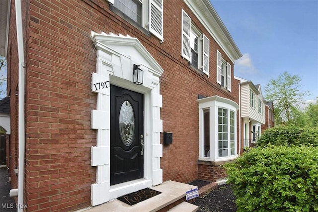 17917 Scottsdale Blvd, Shaker Heights, OH 44122 - view of exterior entry with brick siding