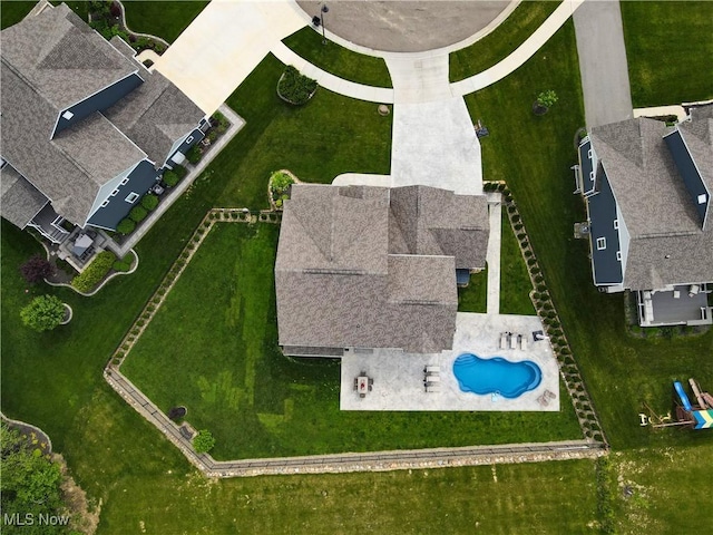 2562 Gianni Way, Richfield, OH 44286 - bird's eye view of a pool