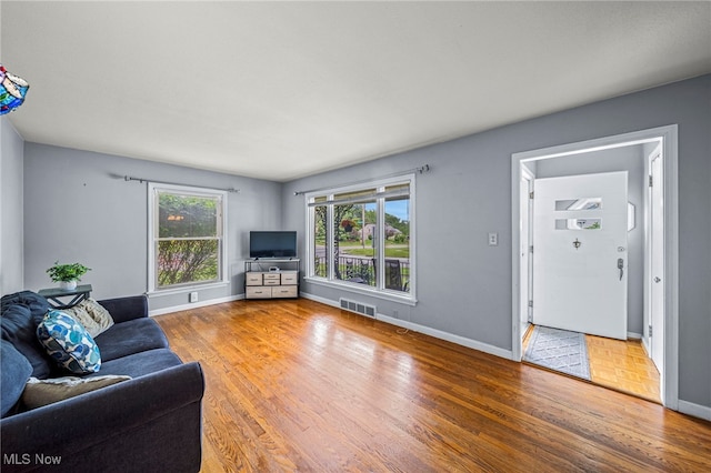 2039 S Green Rd, South Euclid, OH 44121 - living room with wood finished floors and baseboards