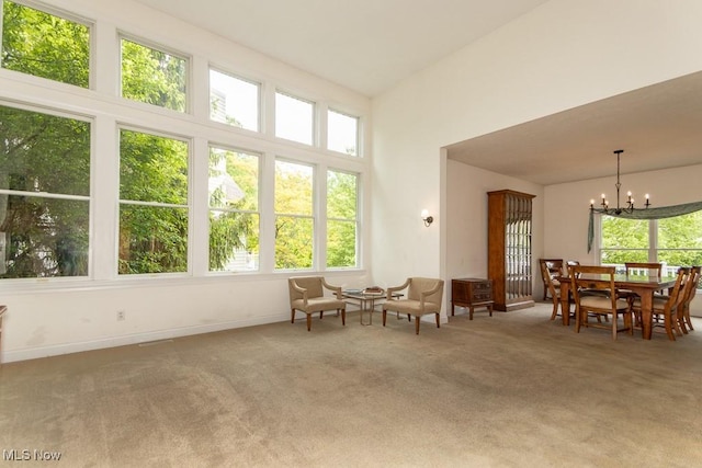 83 Haskell Dr, Bratenahl, OH 44108 - sunroom / solarium featuring a chandelier