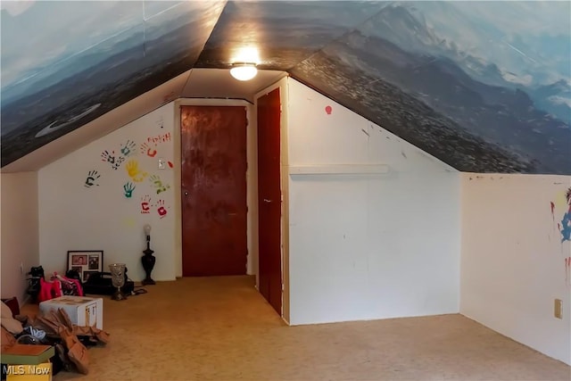 2007 W 59th St, Ashtabula, OH 44004 - bonus room featuring carpet floors and vaulted ceiling